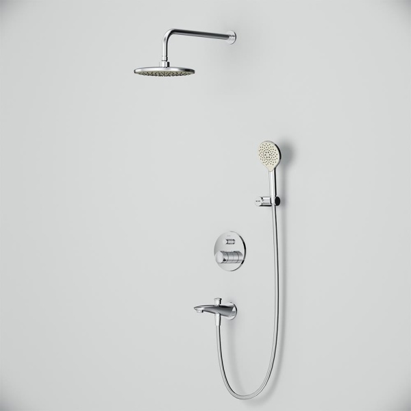 Душевая система со смесителем Am.Pm X-Joy FP85A10020 монтаж встраиваемая в стену без термостата хром