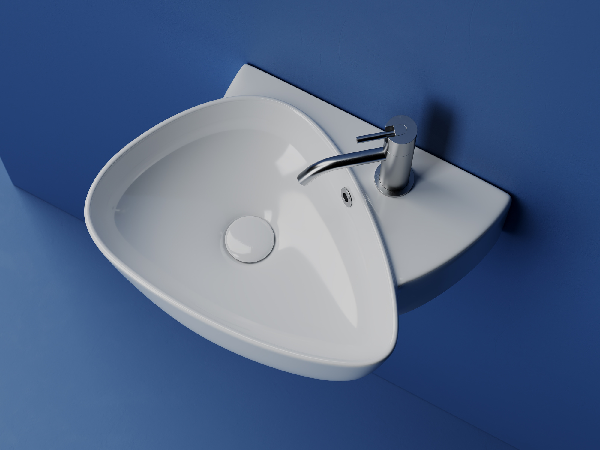 Раковина подвесная нестандартная Ceramica Nova Element CN5049 фарфор цвет белый