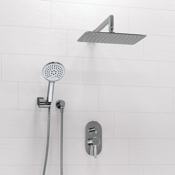 Душевая система со смесителем Wasserkraft  A16169 монтаж встраиваемая в стену без термостата хром