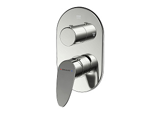 Смеситель для душа Bravat Drop P69190C-2-RUS встраиваемый в стену 
без термостата хром