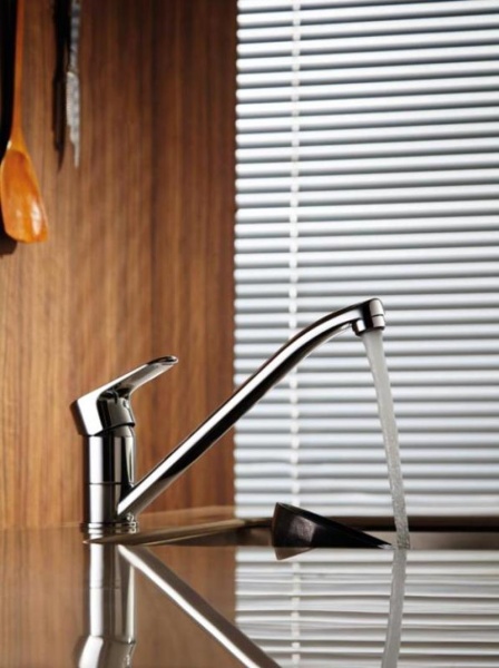 Смеситель для кухни Bravat Alfa F7120178CP-2 без подключения к фильтру хром