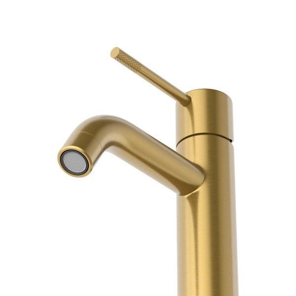 Смеситель для раковины Cezares Relax RELAX-LS1-BORO брашированное золото