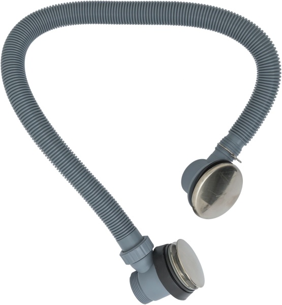 Слив-перелив для ванны автомат Allen Brau Priority 5.31027-BN латунь/пластик брашированный никель