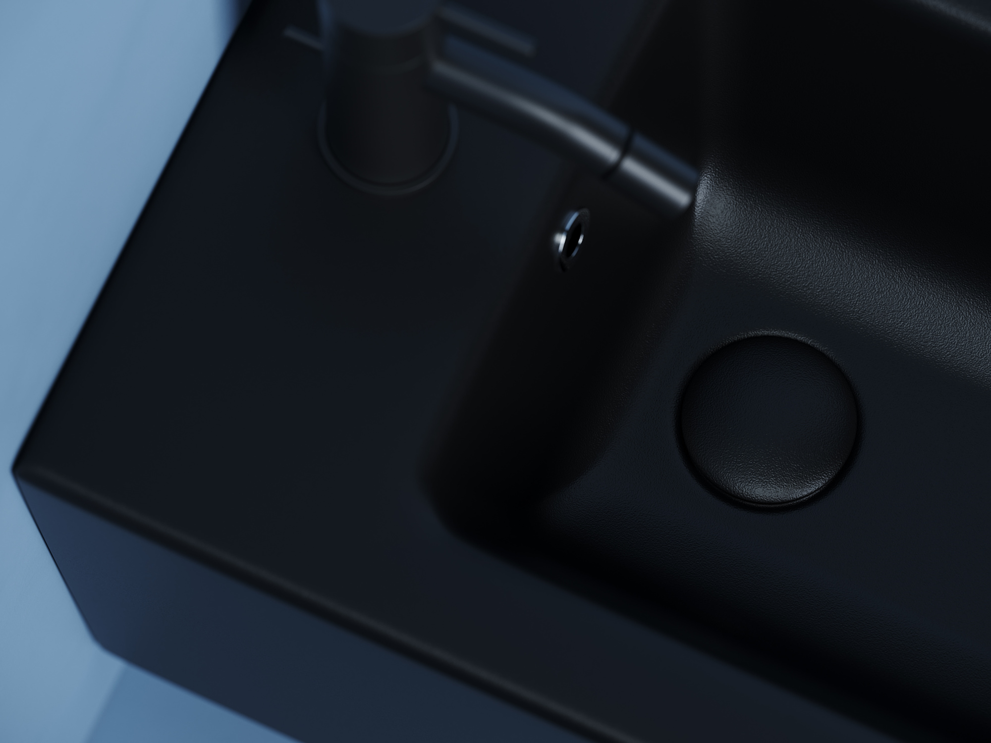 Биде подвесное Ceramica Nova Union CN4010MB фарфор, цвет черный матовый