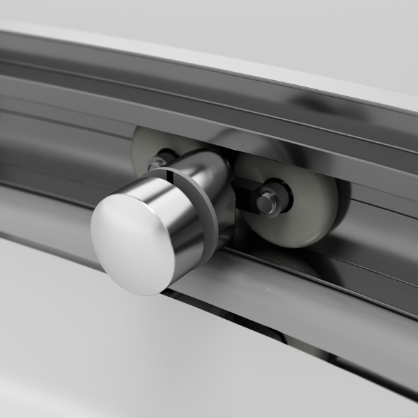 Душевой угол Am.Pm Like W83G-333-095CG четверть круга  стекла прозрачные тонированные, профиль хром