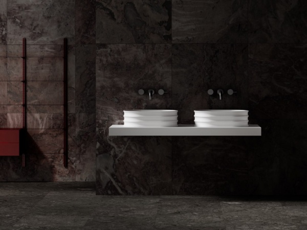 Раковина  овальная Abber STEIN AS2650 искусственный камень цвет белый матовый