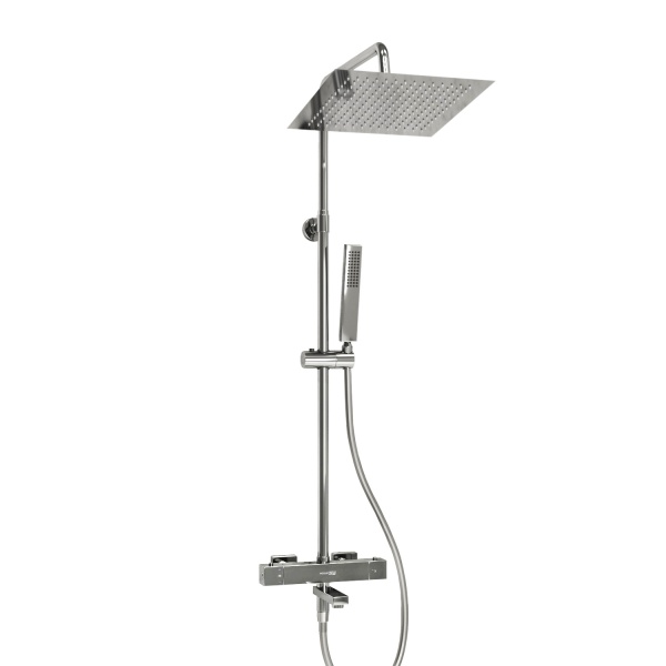 Душевая система со смесителем Wasserkraft  A199.118.103.087.CH Thermo монтаж настенная с термостатом хром