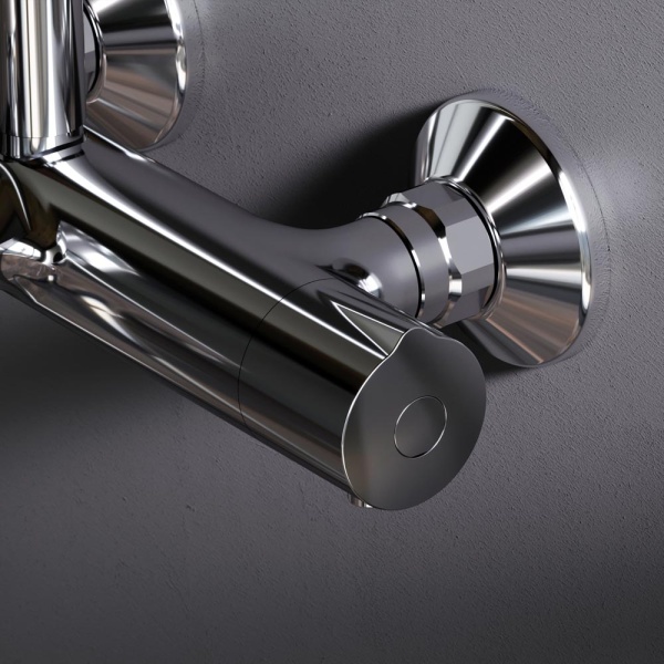 Душевая система со смесителем Am.Pm Spirit V2.0 F0770A510 монтаж настенная без термостата хром