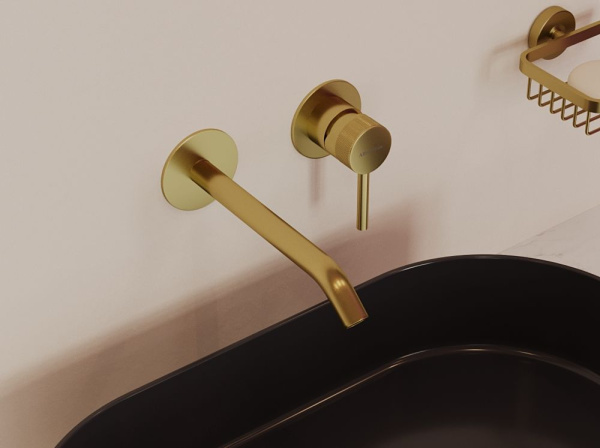 Смеситель для раковины Allen Brau Priority 3.0 5.31A03-GB брашированное золото