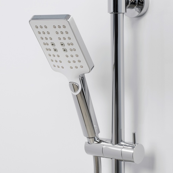 Душевая система со смесителем Wasserkraft  A11301 монтаж настенная с термостатом белый/хром