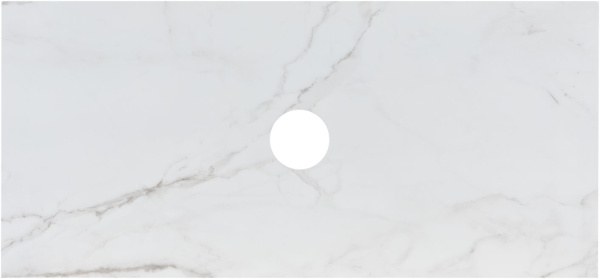 Столешница для ванной Allen Brau Fantasy 1.11010.M 101 см керамогранит, цвет белый