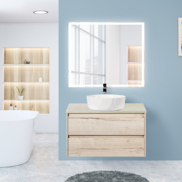 Зеркало с подсветкой BelBagno  SPC-GRT-900-800-LED-TCH 90x80 сенсор