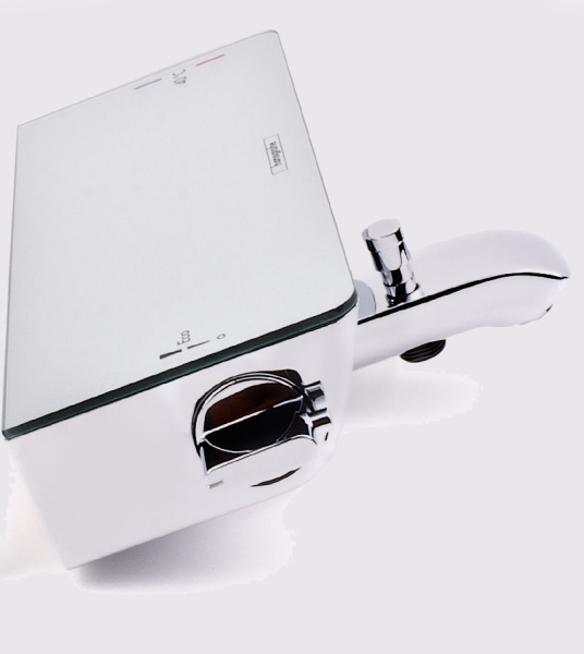 Смеситель для ванны или душа Hansgrohe Ecostat Select 13141400 настенный 
с термостатом хром