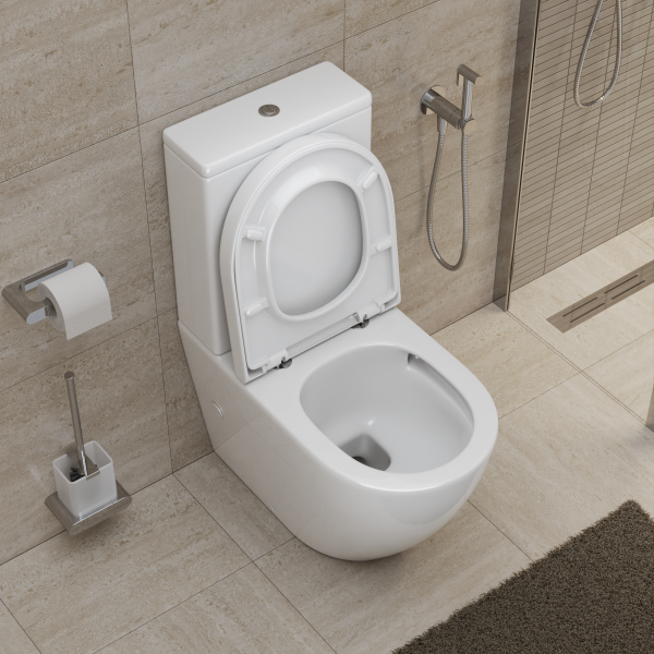 Унитаз напольный BelBagno Sfera-R  крышка-сиденье в комплекте 