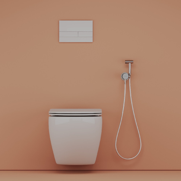 Гигиенический душ Sancos Atom SC2001CH встраиваемый в стену хром