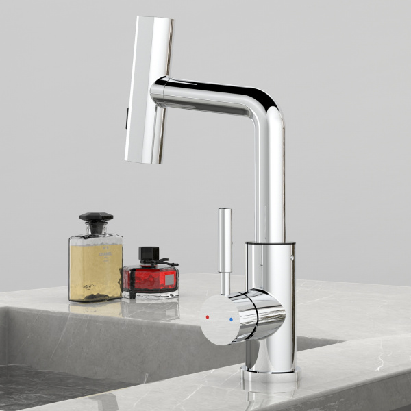 Смеситель для раковины Black&White Universe SD3028C хром