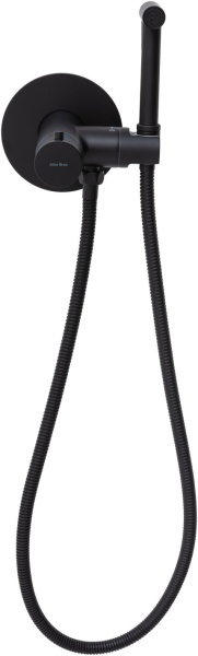 Гигиенический душ Allen Brau Thermo Rund 5.60001-31 встраиваемый в стену черный матовый