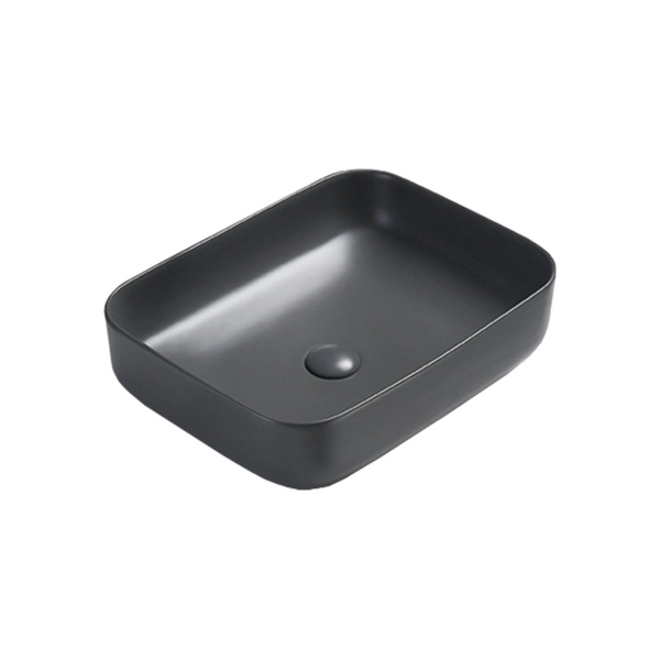 Раковина накладная прямоугольная Vincea  VBS-105MA фарфор цвет темно-серый матовый