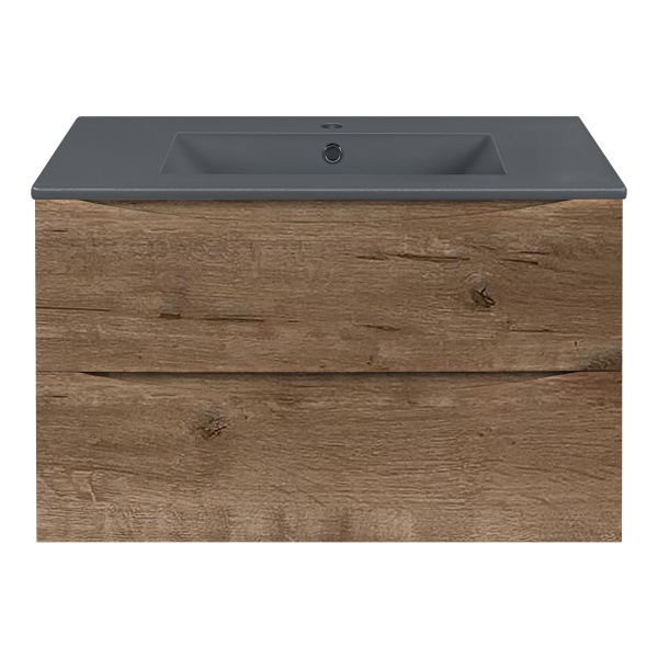 Тумба  подвесная Vincea Mia VMC-2MC750VO 75 см  2 ящика цвет V.Oak 