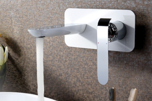 Смеситель для раковины Lemark Melange LM4926CW хром/белый