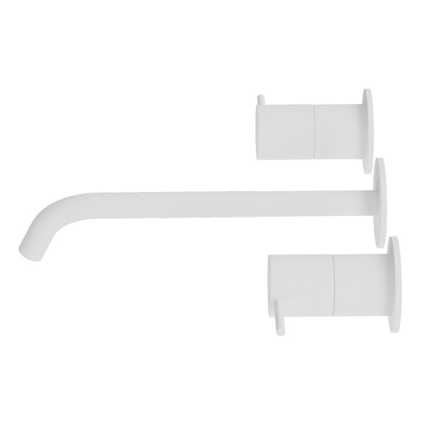 Смеситель для раковины Cezares Leaf LEAF-BLI3L-20-L-BIO белый матовый