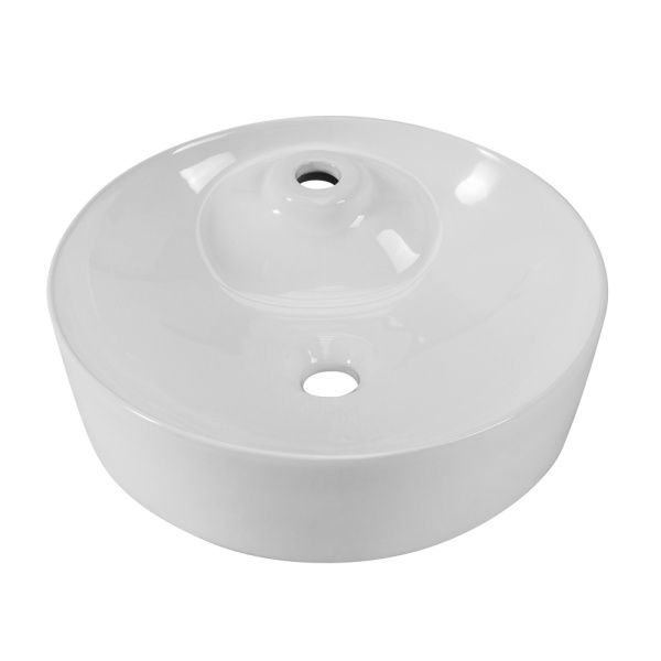 Раковина накладная круглая BelBagno  BB1306 фаянс цвет белый