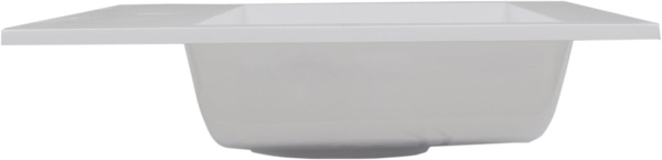 Раковина мебельная прямоугольная Aquanet Мадонна НФ-00007495 литьевой мрамор цвет белый