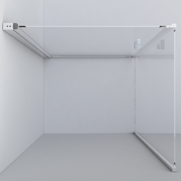 Душевой угол Vincea Orta VSR-1O8080CH-L квадратный 80x80 стекла матовые, профиль хром