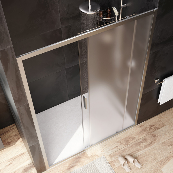 Душевая дверь Am.Pm Gem W90G-140-1-195MM 140 см стекла матовые прозрачные, профиль хром