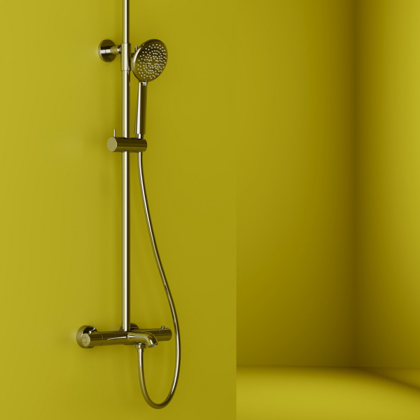 Душевая система со смесителем Sancos Game SC3001CH монтаж настенная с термостатом хром