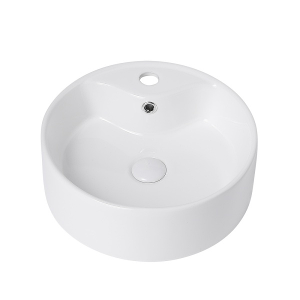 Раковина  круглая Abber Bequem AC2104 керамика цвет белый