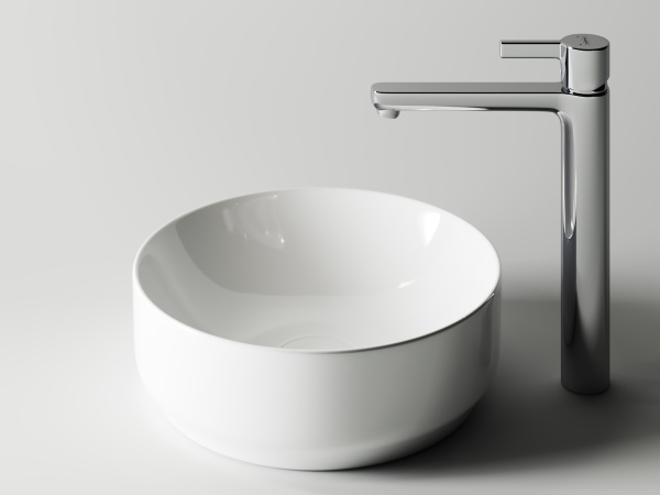 Раковина накладная круглая Ceramica Nova Element CN6005 фарфор цвет белый