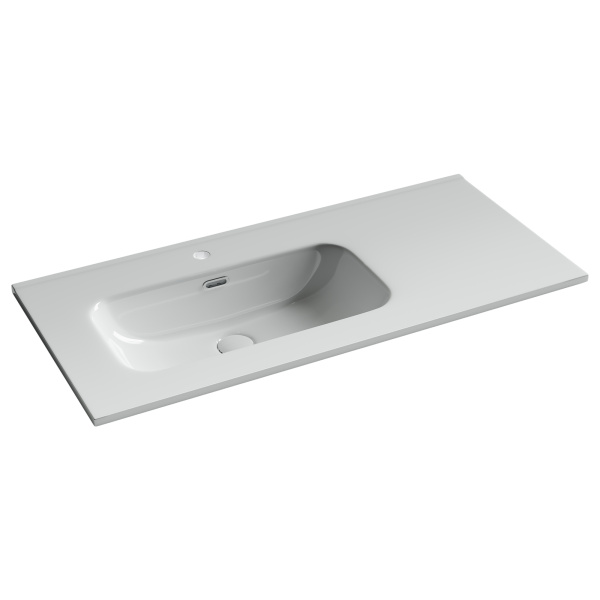 Раковина мебельная прямоугольная Ceramica Nova Element CN7006L фарфор цвет белый