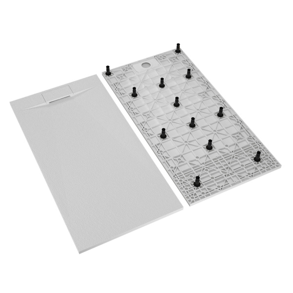 Душевой поддон низкий RGW TUS-W 553702810-01 прямоугольный стеклопластик 170x80 белый