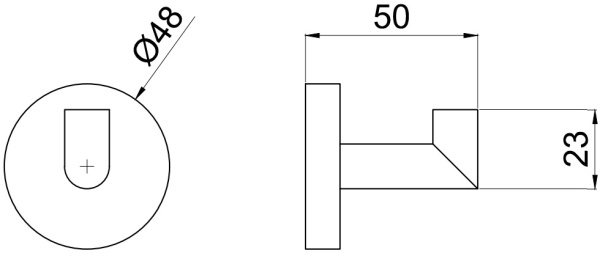 Крючок Allen Brau Priority 4.0 6.31001-BN настенный брашированный никель