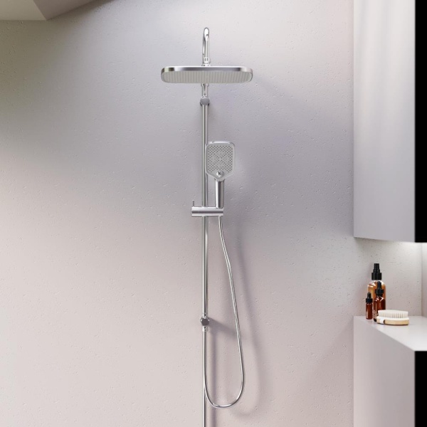 Душевая система без смесителя Damixa Gala 953000000 монтаж настенная без термостата хром