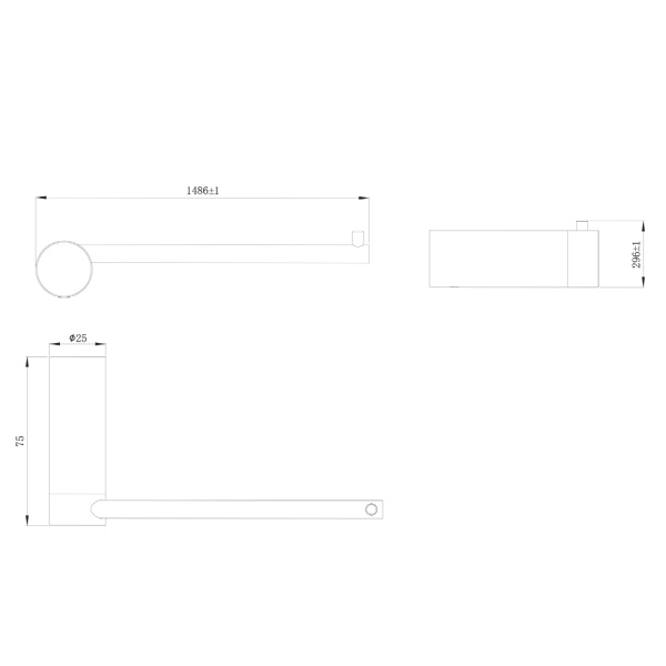 Держатель для туалетной бумаги Raiber Graceful RPB-80003 