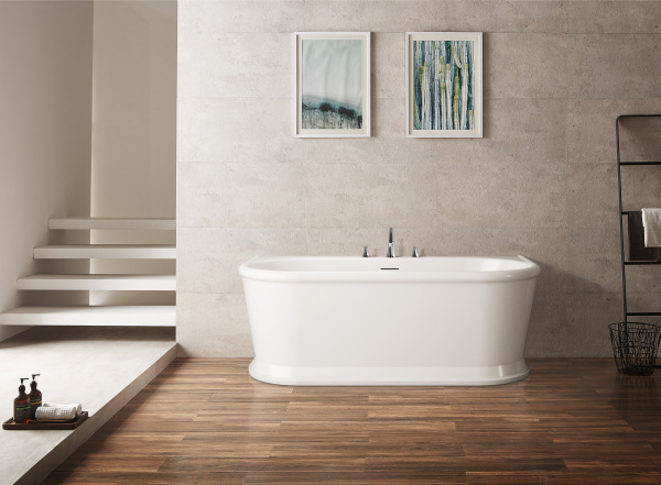 Акриловая ванна пристенная BelBagno  BB408-1700-800 170x80 овальная цвет белый