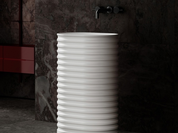 Раковина  овальная Abber STEIN AS2550-H искусственный камень цвет белый матовый