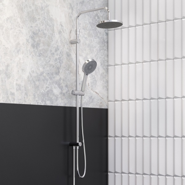 Душевая система без смесителя Damixa Apollo 947000000 монтаж настенная  хром