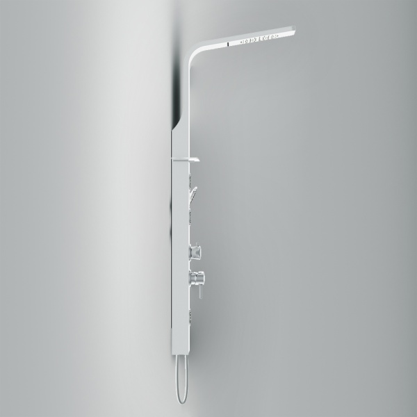 Душевая система со смесителем Am.Pm Joy W85P-2-136AW монтаж настенная без термостата белый