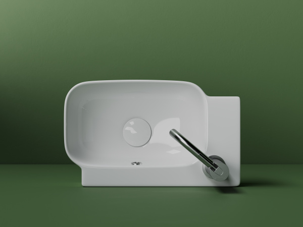 Раковина подвесная прямоугольная Ceramica Nova Element CN6074R фарфор цвет белый