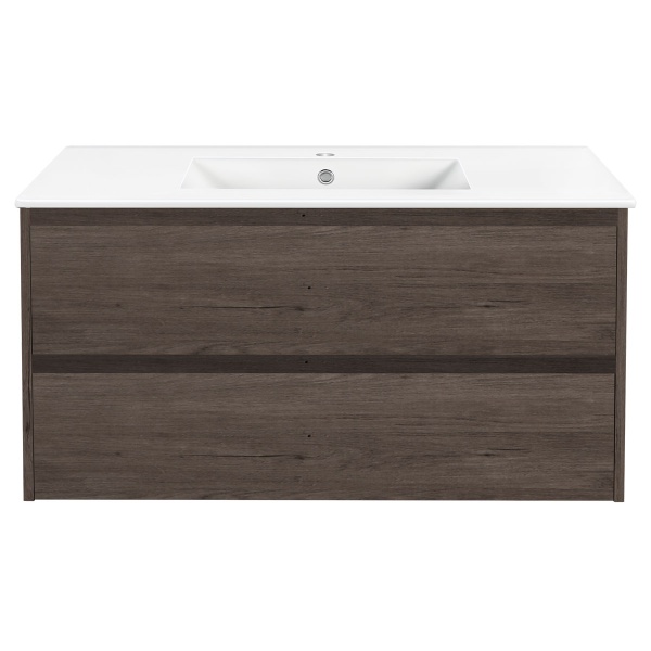 Тумба  подвесная Vincea Gio VMC-2G100RO 100 см  2 ящика цвет R.Oak 