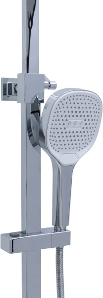 Душевая система со смесителем Allen Brau Infinity 3.0 5.21030-00 монтаж настенная без термостата хром
