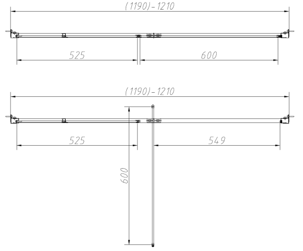 Душевая дверь Vincea Slim-N VDP-4SN120CLB 120 см стекла прозрачные, профиль черный