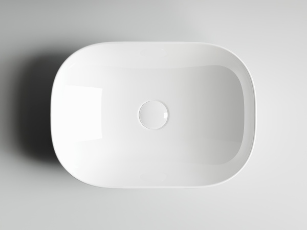 Раковина накладная прямоугольная Ceramica Nova Element CN6009 фарфор цвет белый