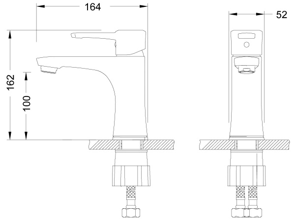 Смеситель для раковины Lemark Evitta LM0506C хром