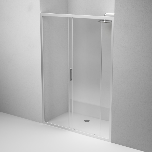 Душевая дверь Am.Pm Gem W90G-140-1-195MT 140 см стекла прозрачные, профиль хром