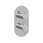 Смеситель для душа на 2 выхода Ravak Espirit X070206 встраиваемый в стену 
с термостатом хром