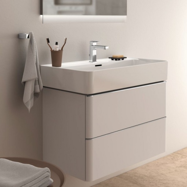 Тумба под раковину подвесная Ideal Standard Adapto T4301WG 80 см  2 ящика цвет белый лак 